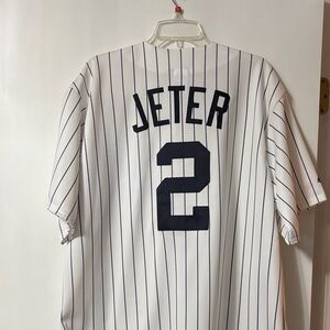 NY Yankees pinstripe Jeter Jersey NWT